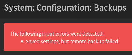 error