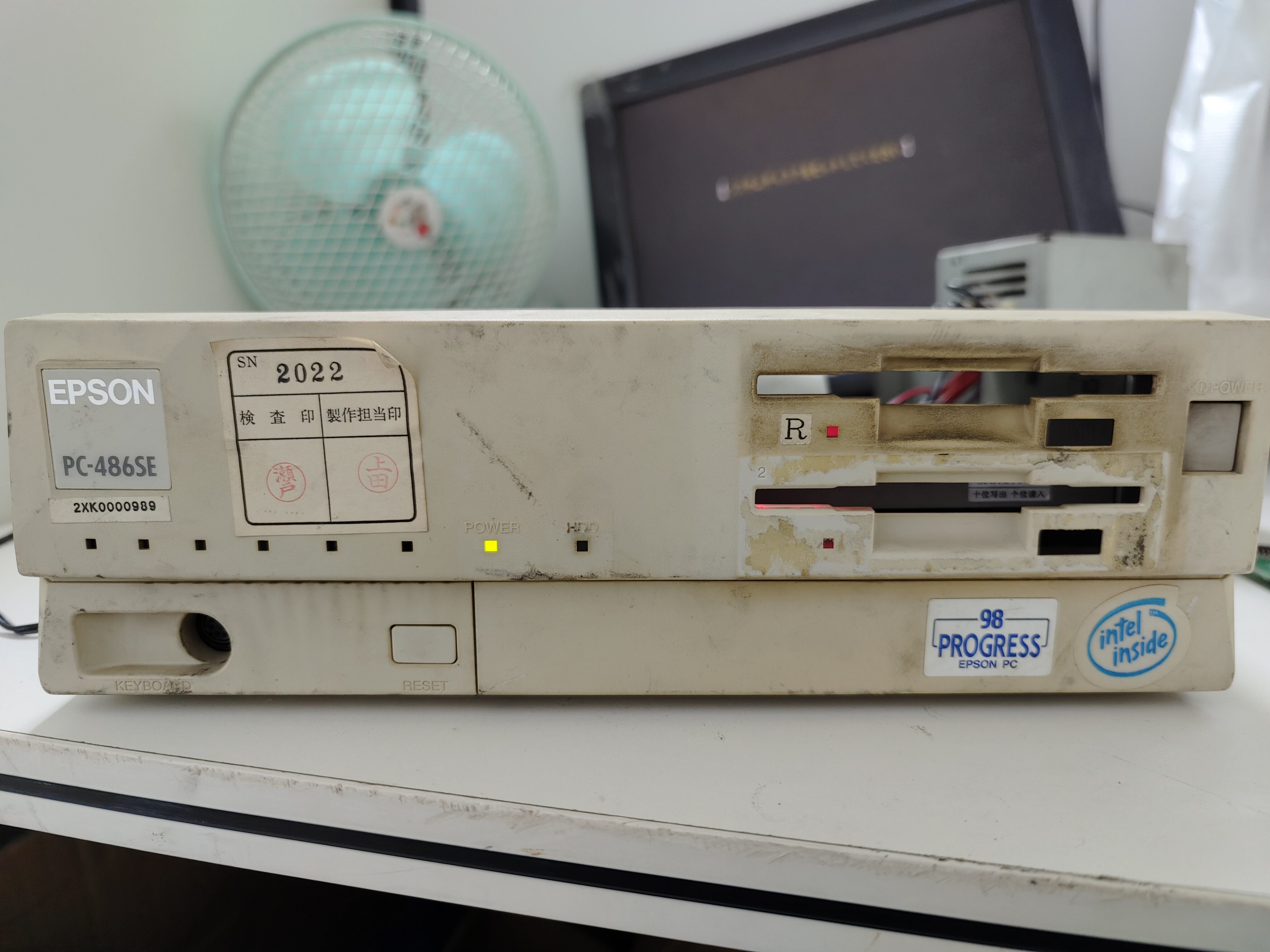 The Gotek driver can't work with EPSON PC-486SE /PC9801