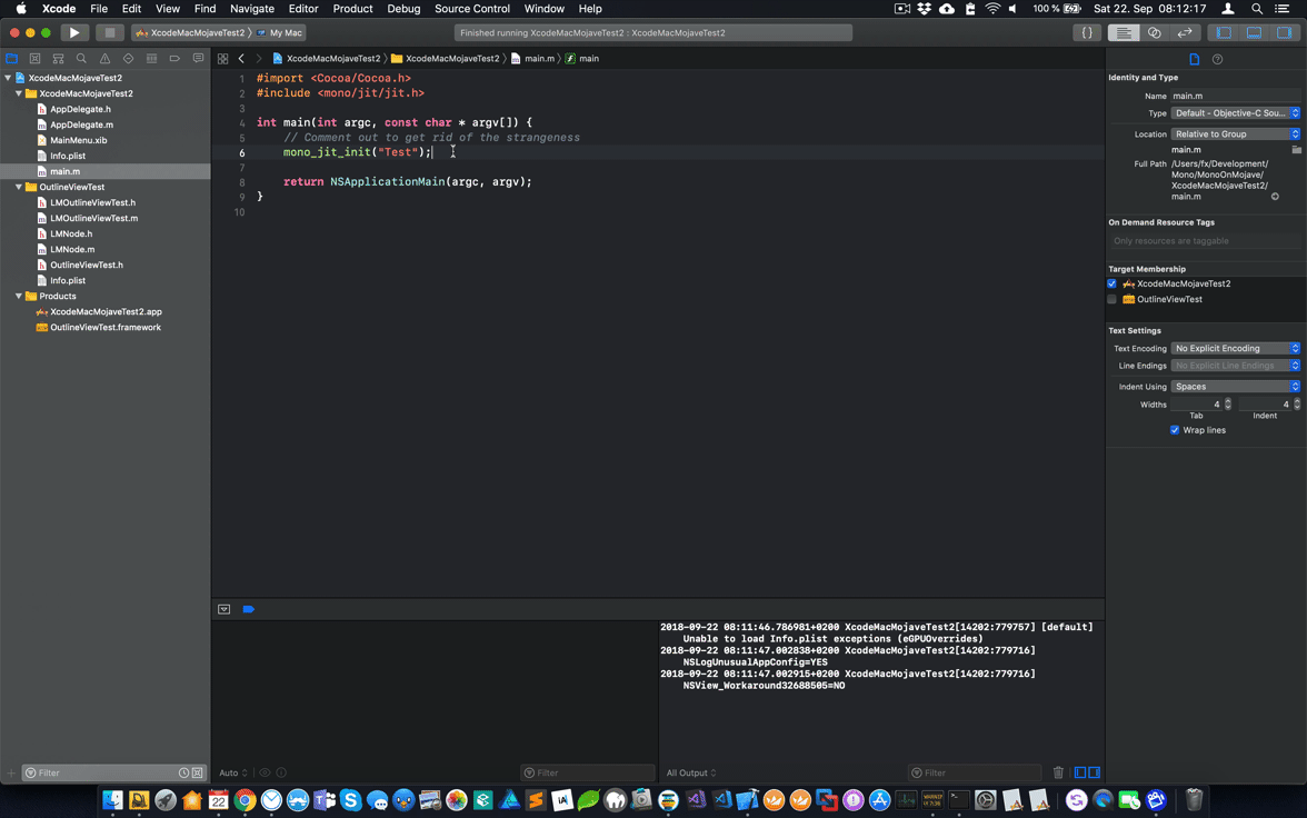 mono mojave jit bug
