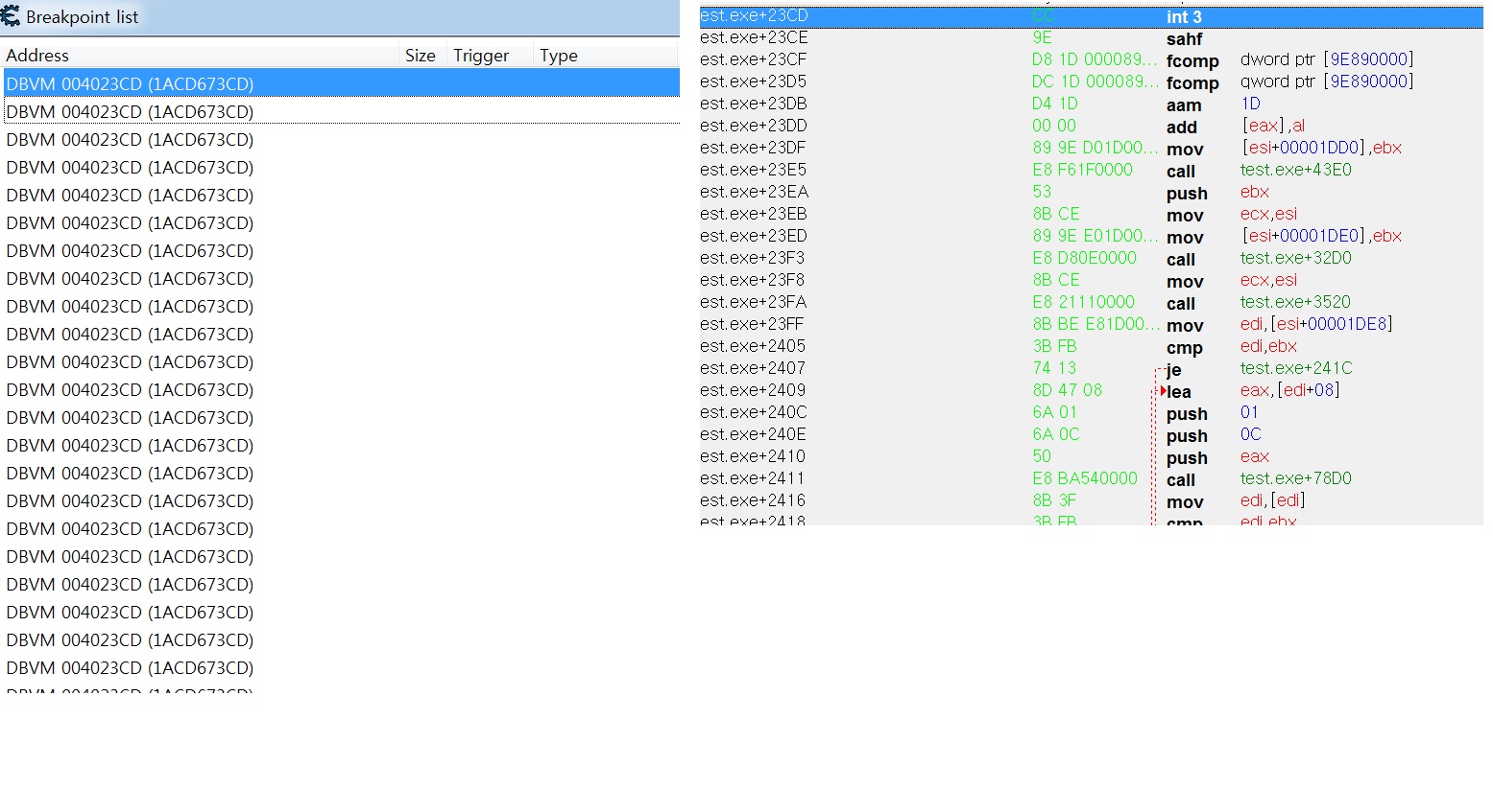 breakpoint list loop · Issue 551 · cheatengine/cheatengine · GitHub