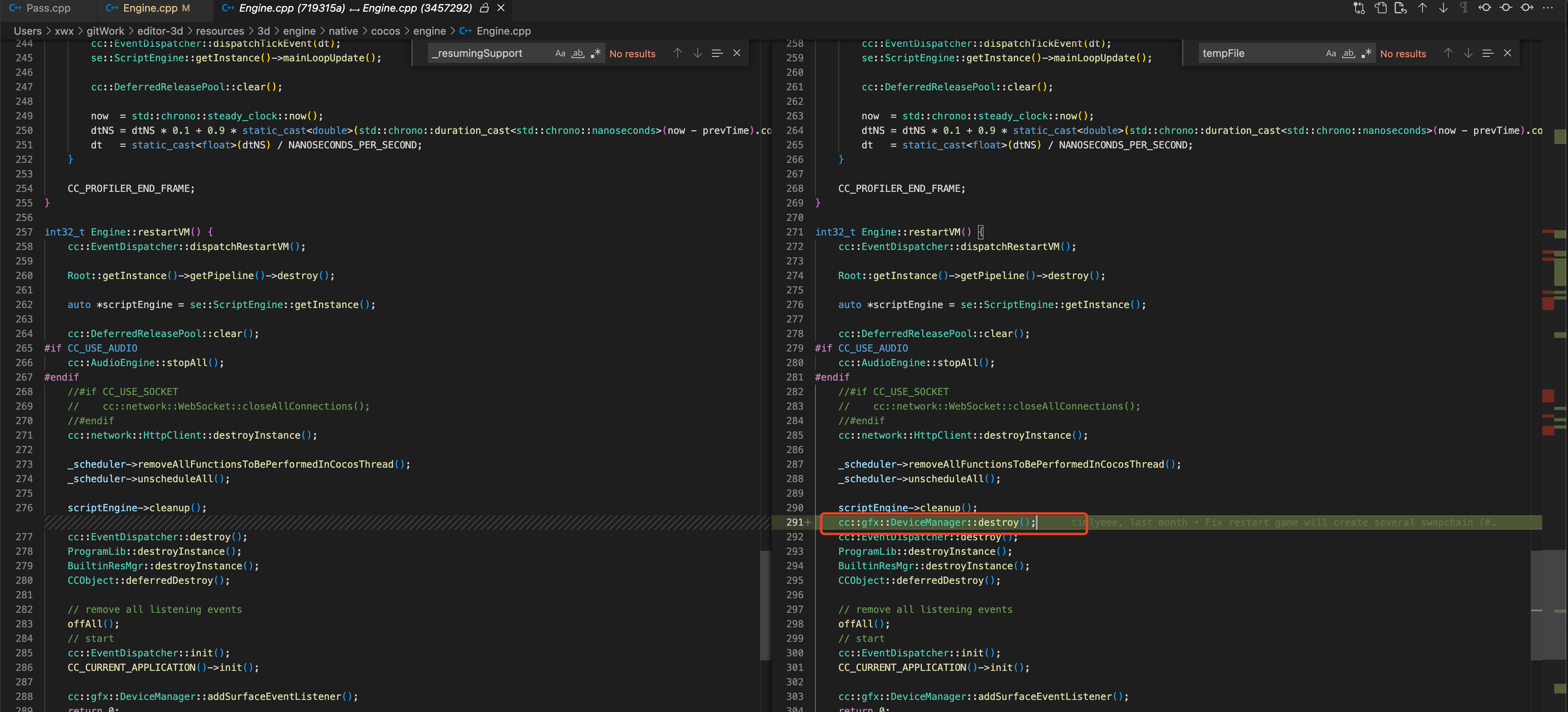 Restart engine will crash · Issue #11106 · cocos/cocos-engine · GitHub
