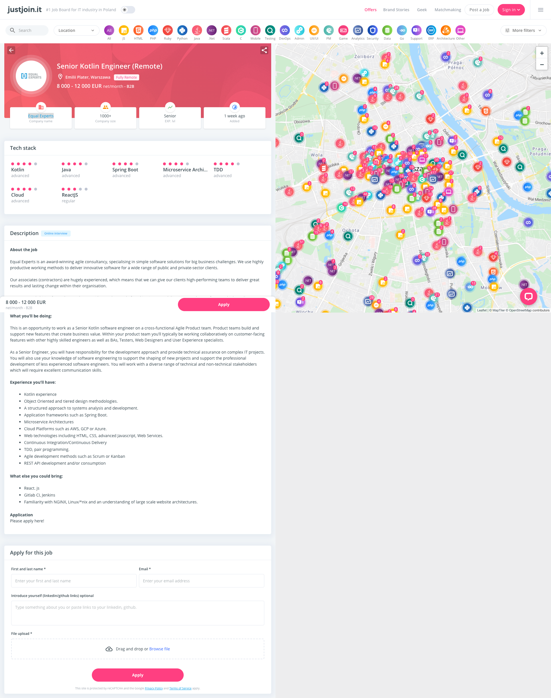 Senior Kotlin Engineer (Remote) | Equal Experts | 8k - 12k EURO ...