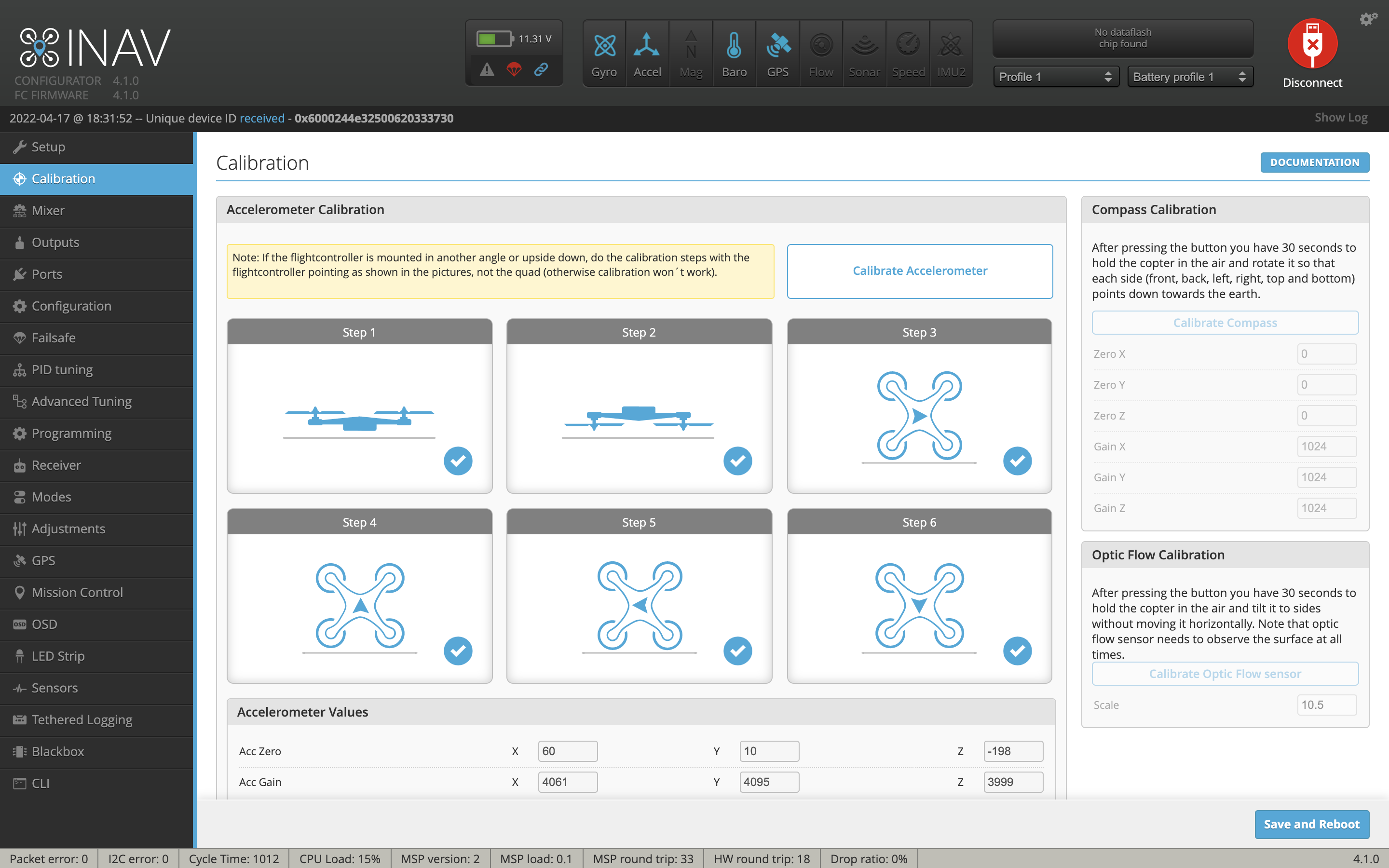 iNav not arming but it doesn't give the cause · Issue 7971