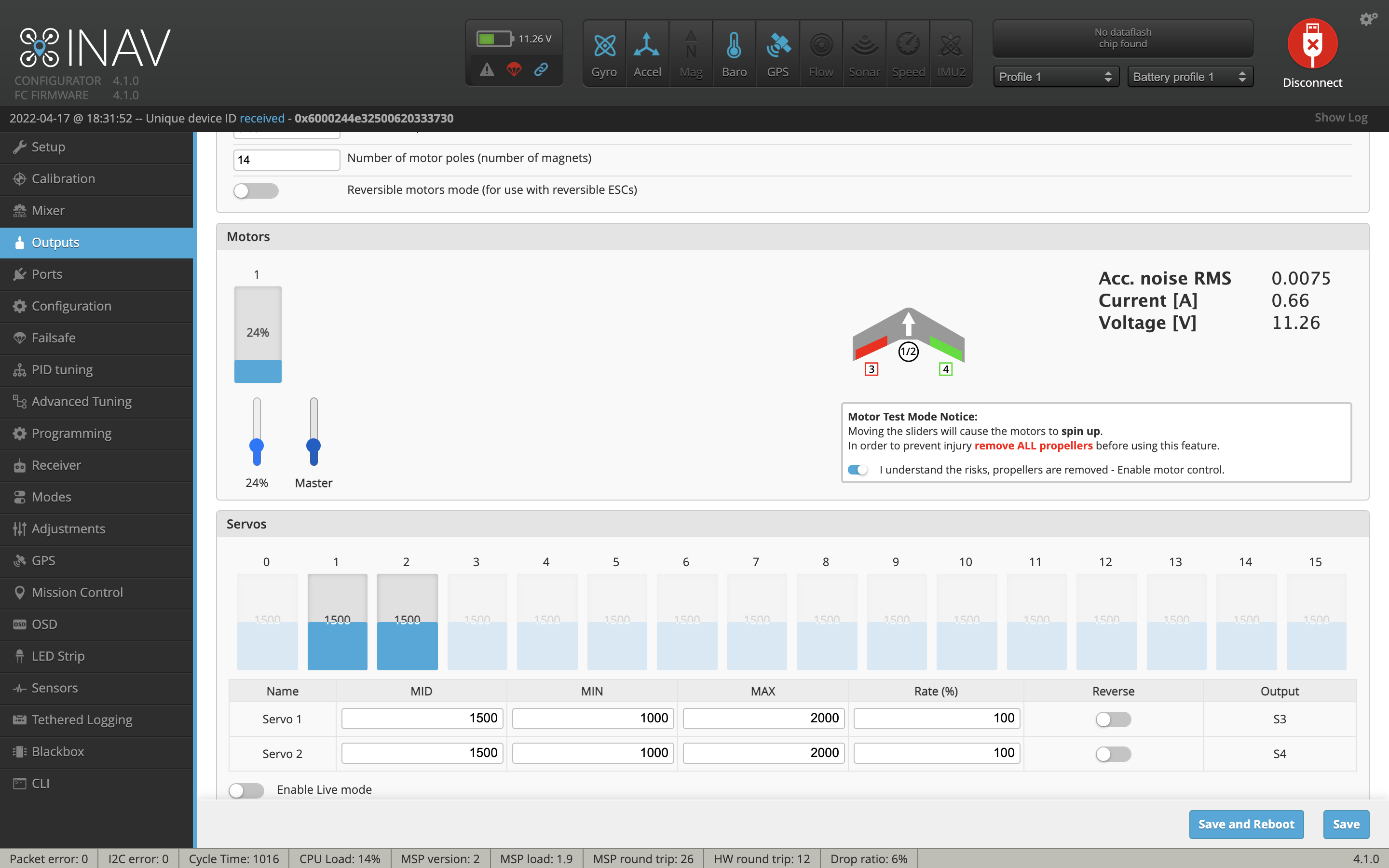 iNav not arming but it doesn't give the cause · Issue 7971
