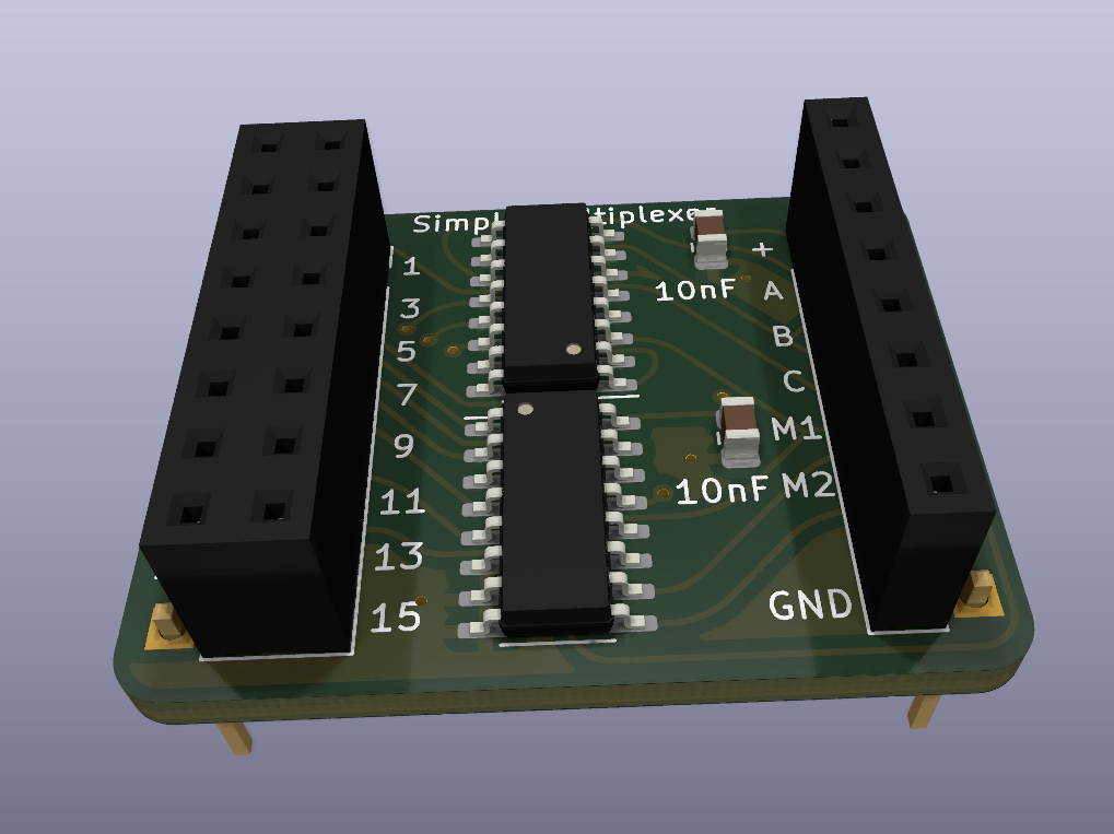 GitHub - wendallsan/simple-multiplexer: A daughterboard for the SynthUX ...