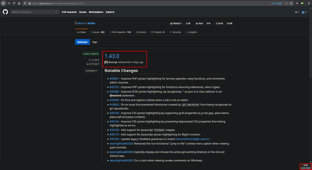 Thanks for the update I didn't want · Issue #20349 · atom/atom · GitHub