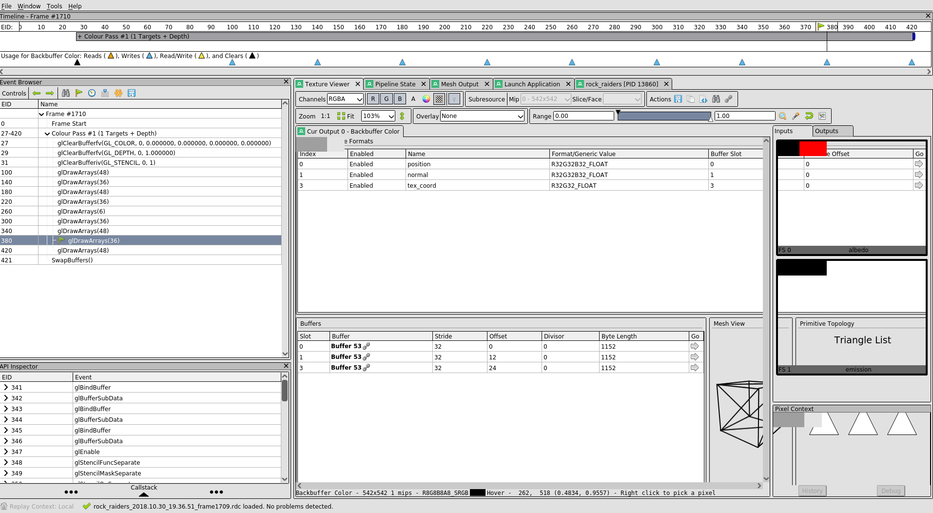 Texture View does not update · Issue #1152 · baldurk/renderdoc · GitHub