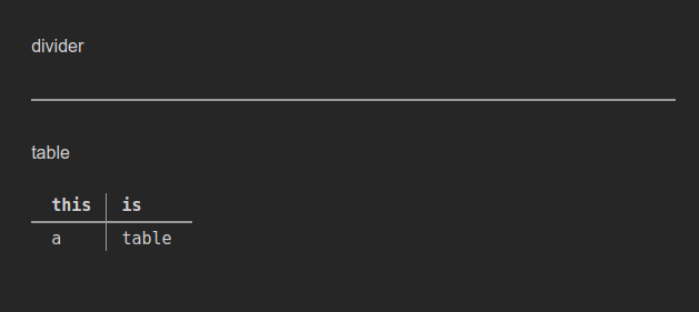 Is there a way to disable table and dividers styling? · Issue #71 ...