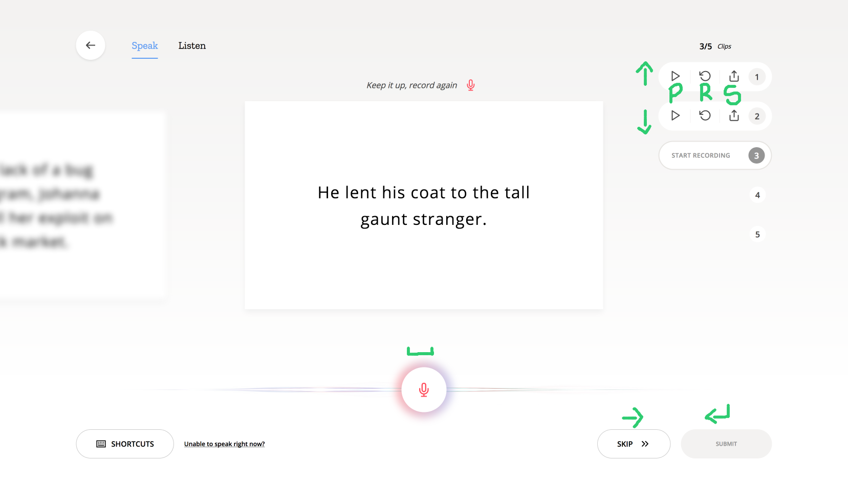 speak-shortcuts