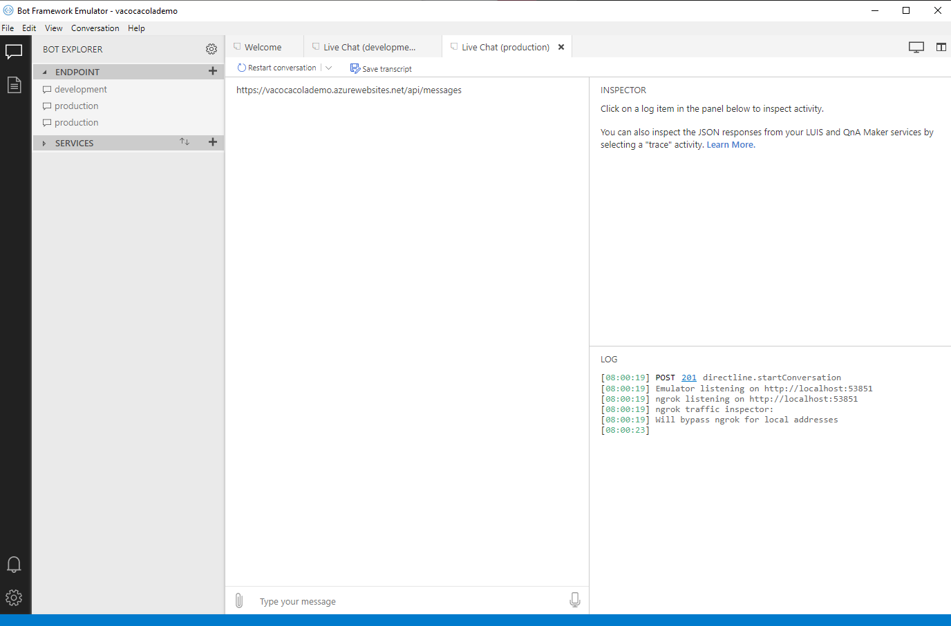 Emulator will not connect to bot · Issue #1413 · microsoft/BotFramework ...