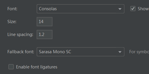 PhpStorm 中文显示异常 · Issue #73 · be5invis/Sarasa-Gothic · GitHub