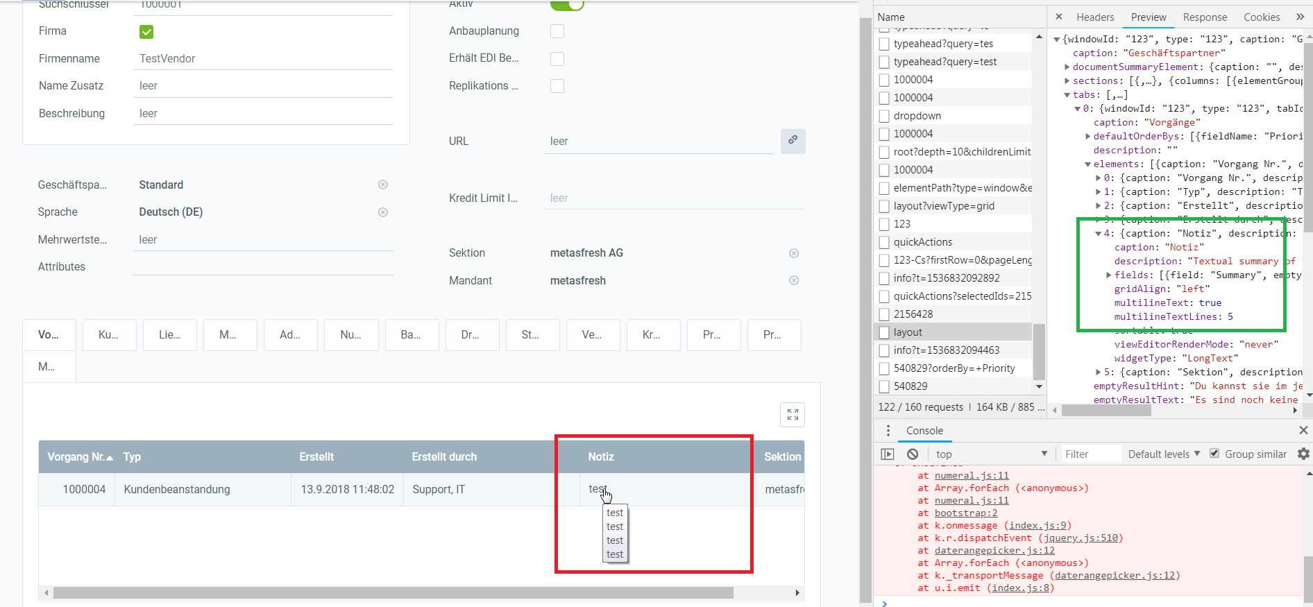 Show multiple lines of a multi line text field in grid tab · Issue ...