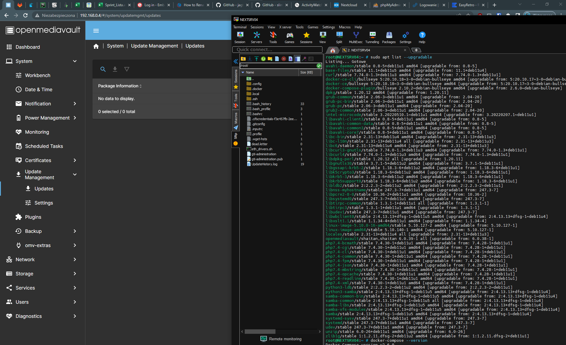 Updates not visible in WebUI · Issue #1398 · openmediavault ...