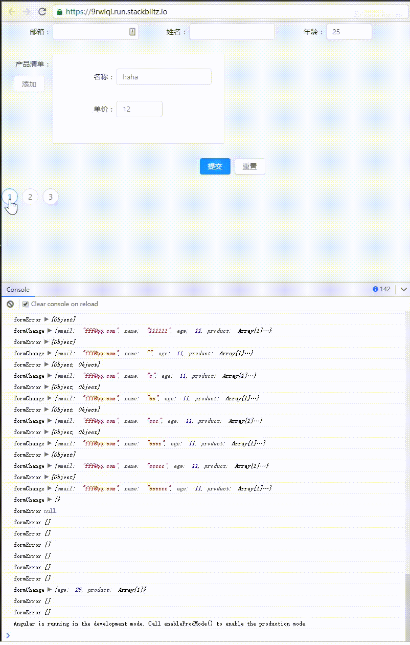 sf 使用 formData 属性赋值，后使用refreshSchema()更新数据，提交按钮无法激活 · Issue #773 · ng ...