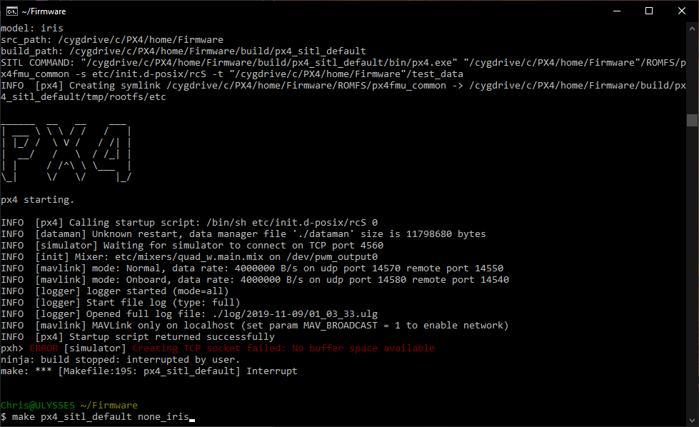 Some sort of leak in SITL PX4 app · Issue #2306 · microsoft/AirSim · GitHub