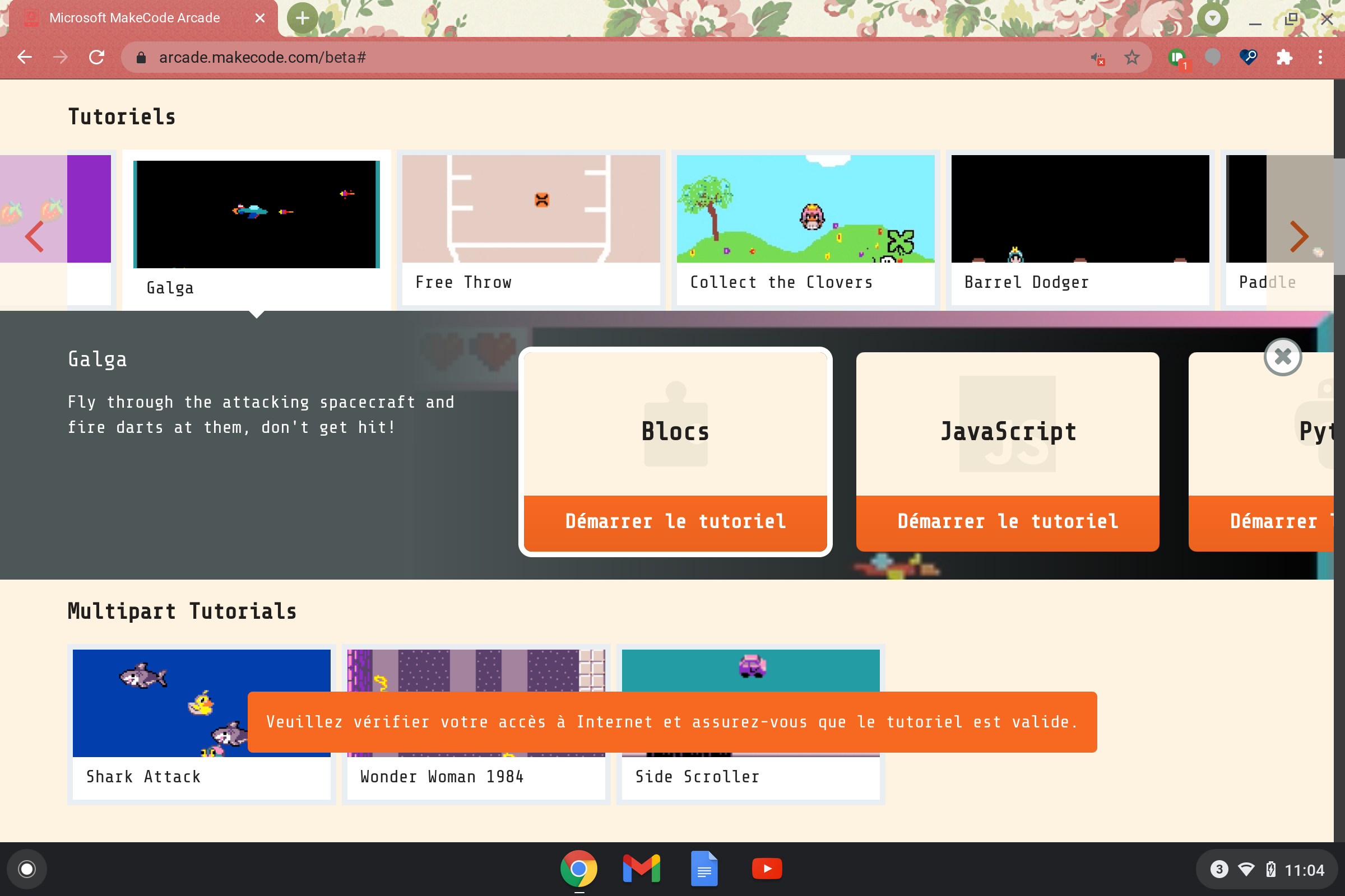 Galga Blocks tutorial can't be opened in French · Issue #3327 ...
