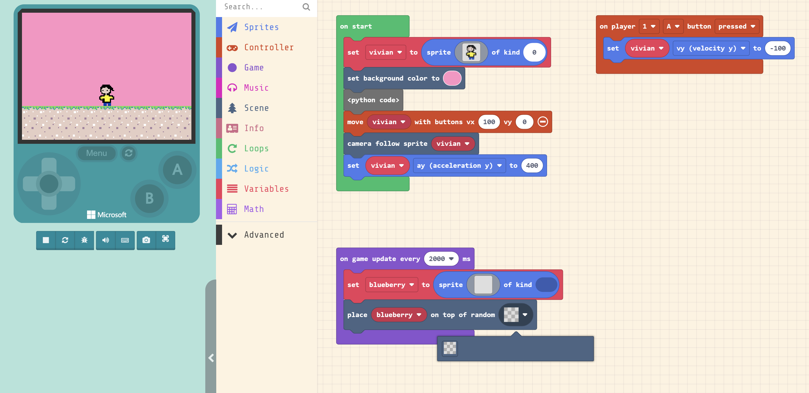 No tiles in tileset picker switching from text-> blocks · Issue #2205 ...