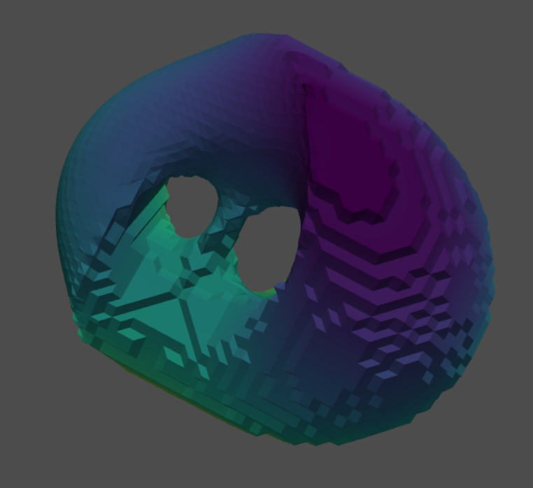 Plotting isosurfaces for a function with a discontinuity · pyvista ...