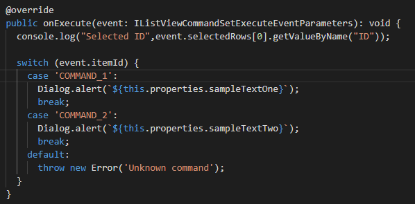 ListViewCommand: event.selectedRows not updating · Issue #4769 ...