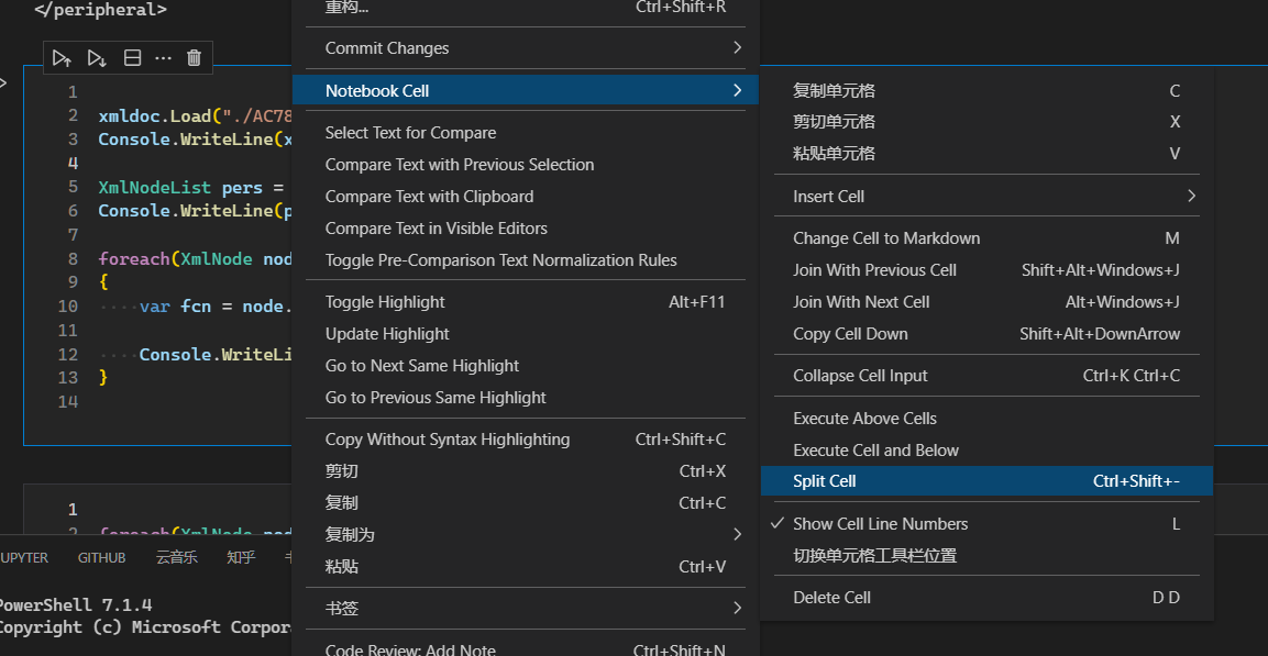 confuse shortcut for split cell in notebook · Issue #133817 · microsoft ...