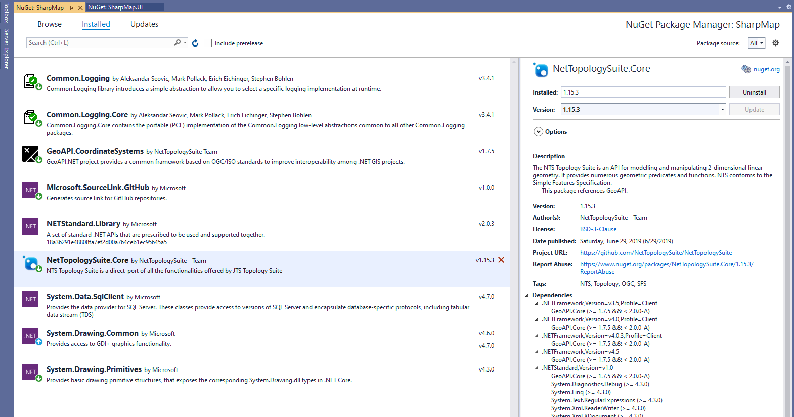 Sharpmap for Winforms UI crashes at program start · Issue #183 ...