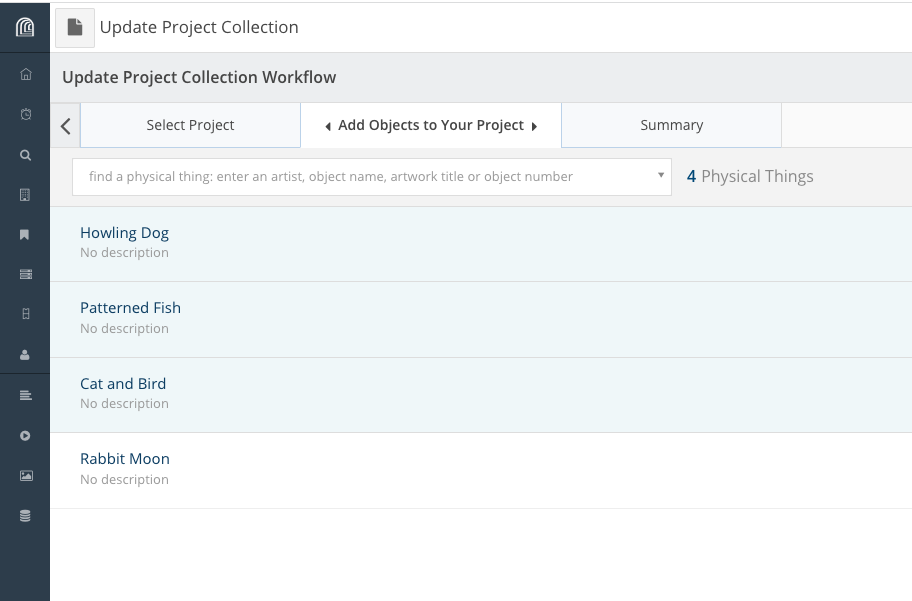Removal of Phys thing doesn't work in Update Project Collection ...