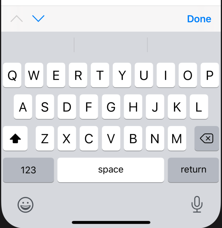 Constraint violation when changing between text fields with different
