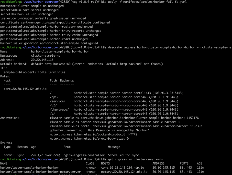 change hostname not work · Issue #601 · goharbor/harbor-operator · GitHub