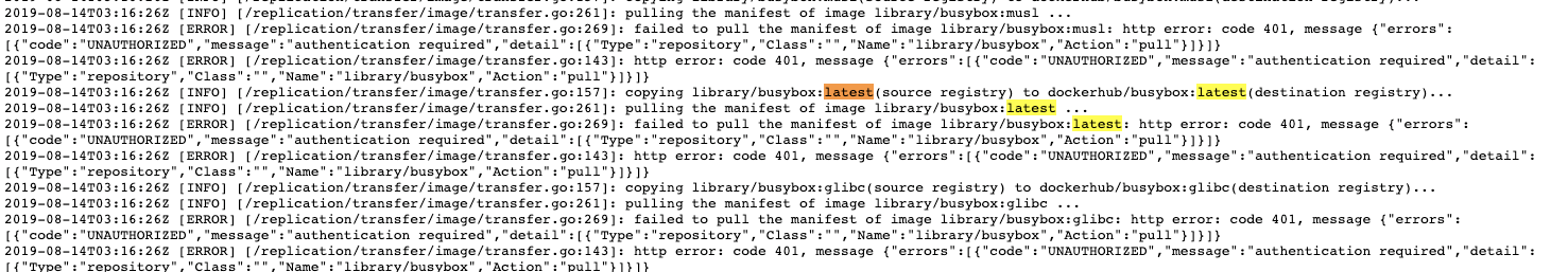 dockerhub replication always failed · Issue #8658 · goharbor/harbor ...