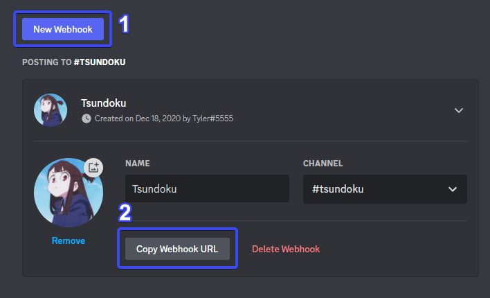 New Webhook