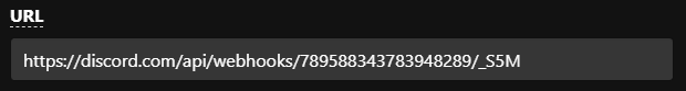 Pasting URL