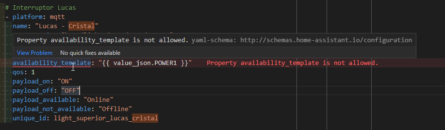 Valid yml but receive schema invalid warning on VS Code · Issue #421 ...