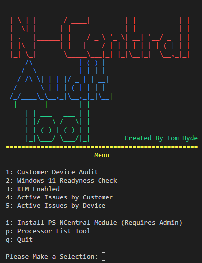 GitHub - SplitLogic/NCentralAuditTool · GitHub