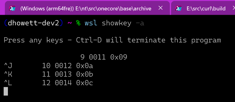 The keyboard shortcut: "ctrl + j = ←", "ctrl + i = ↑", "ctrl + l = → ...