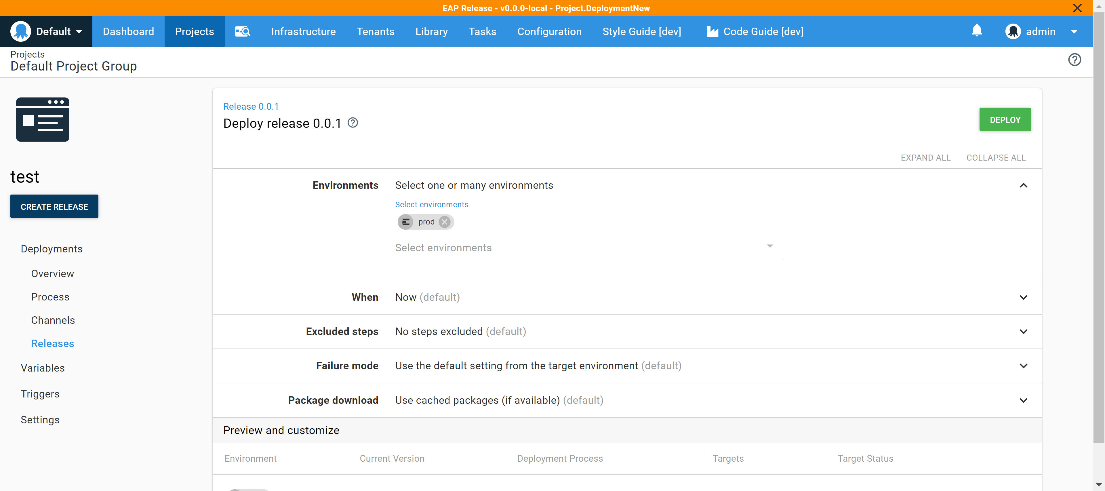 Don't allow deployments to be created until the deployment preview has ...