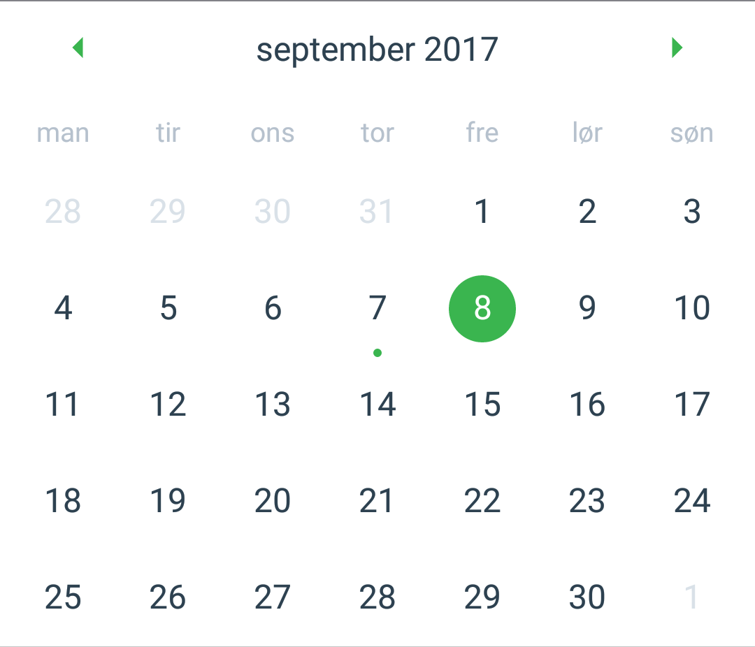 Suggestion: Day-dot below the day · Issue #140 · wix/react-native ...