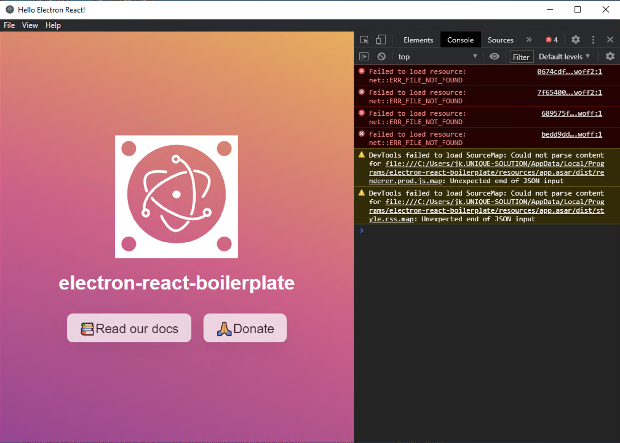 Failed to load .woff resources · Issue #2690 · electron-react ...
