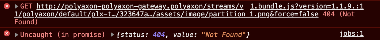 Log image with path causes 404 in dashboard · Issue #1112 · polyaxon ...
