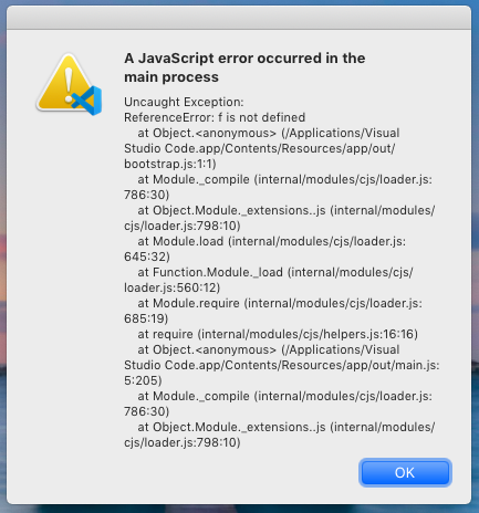 VS Code corruption after trying to run Azure function · Issue #1789 ...