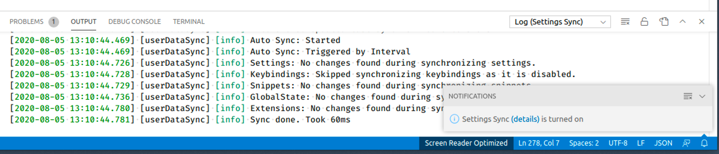 Settings Sync notification wording · Issue #104055 · microsoft/vscode ...