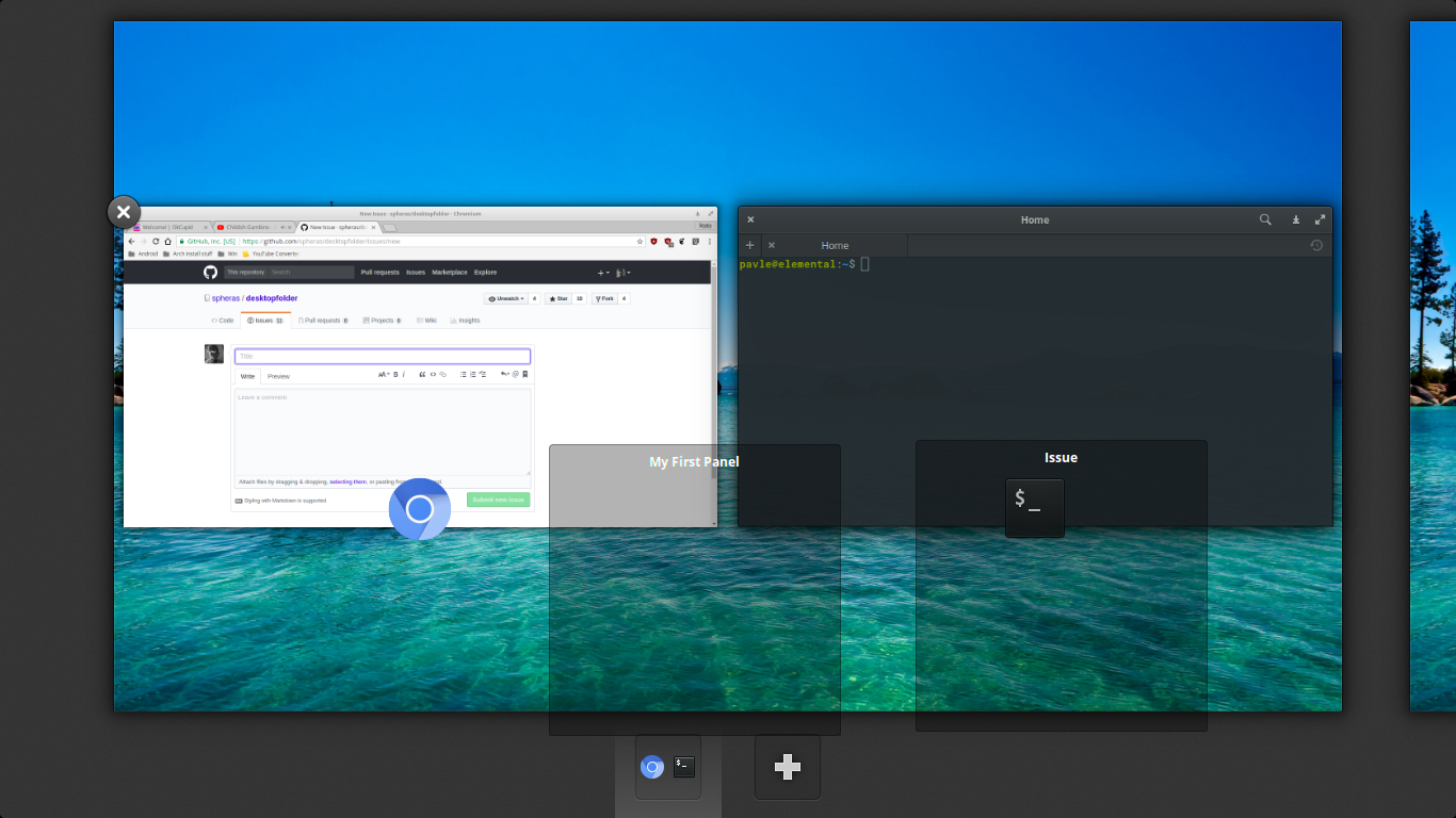 Multitasking view · Issue #34 · spheras/desktopfolder · GitHub