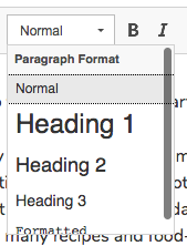 'Heading' is inaccurate tooltip for the dropdown · Issue #2465 ...