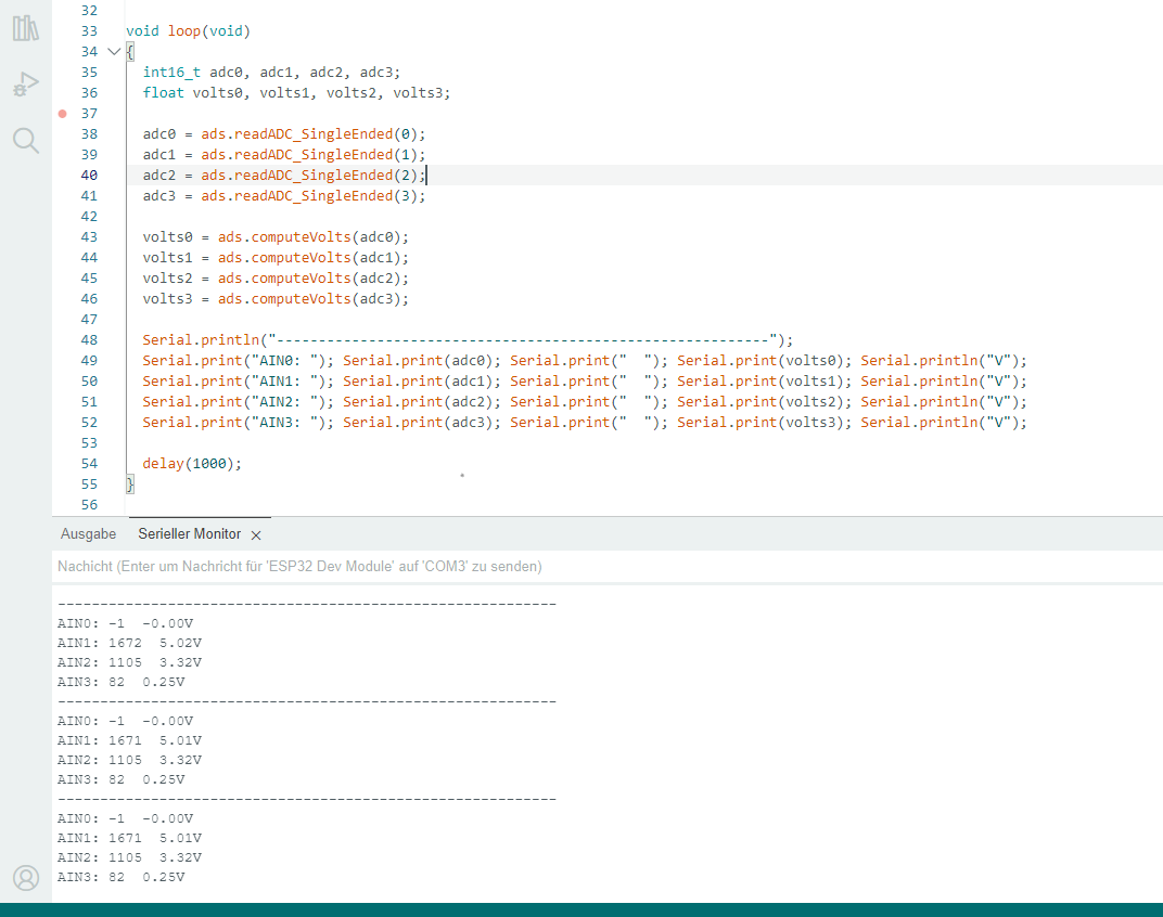 ADS1115 value are 0.00 · Issue #4768 · letscontrolit/ESPEasy · GitHub