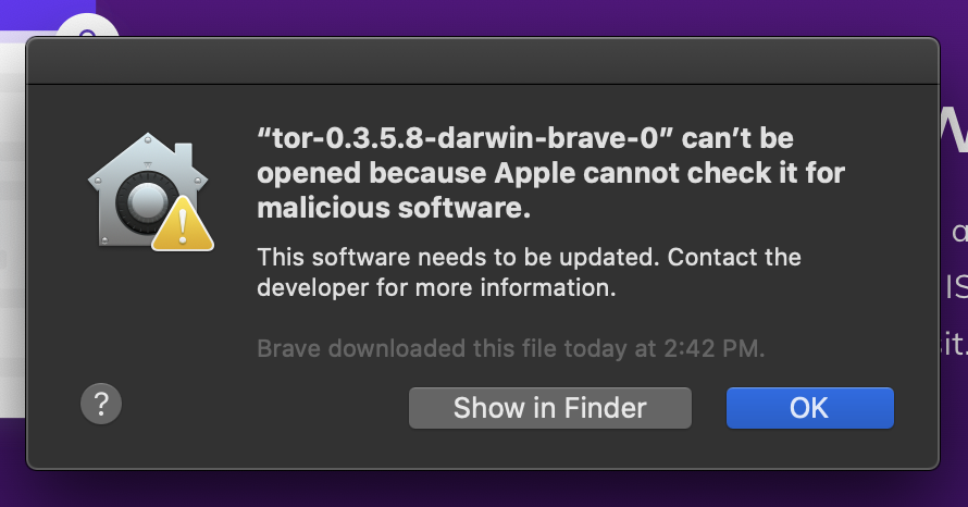 Fix Signature Tor Client Signature Failure On Macos Catalina Issue 7987 Brave Brave Browser Github