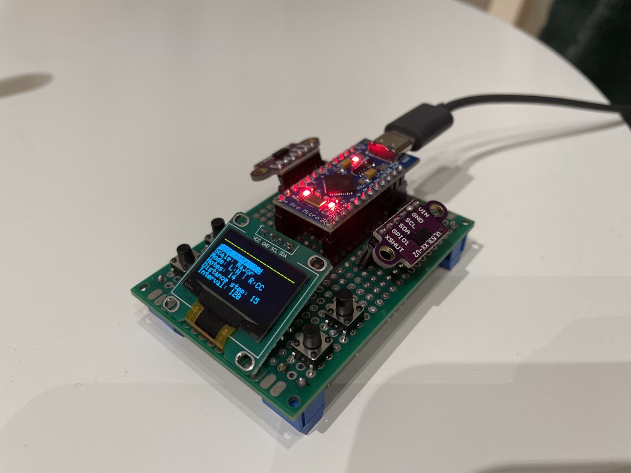 GitHub - mikiilis/midi-air-controller: Arduino MIDIUSB controller with ...