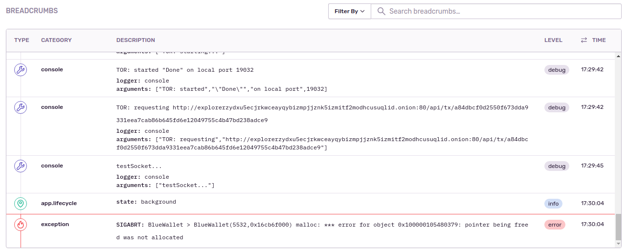 iOS crash malloc *** error for object 0x100000105480379 pointer