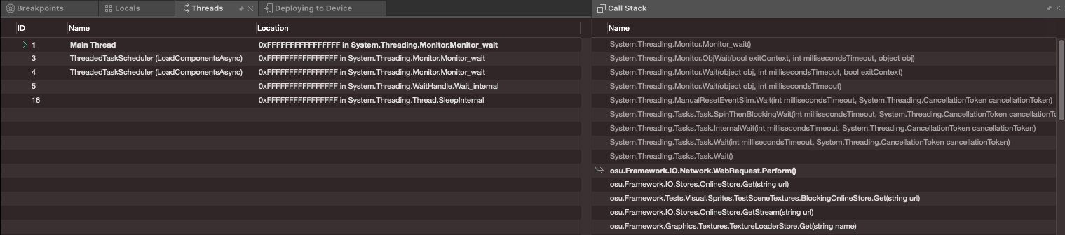 Thread pool completely broken on iOS · Issue #4214 · ppy/osu-framework ...