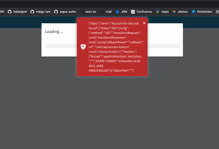 Updating a username for a user that owns some token causes tokens page ...