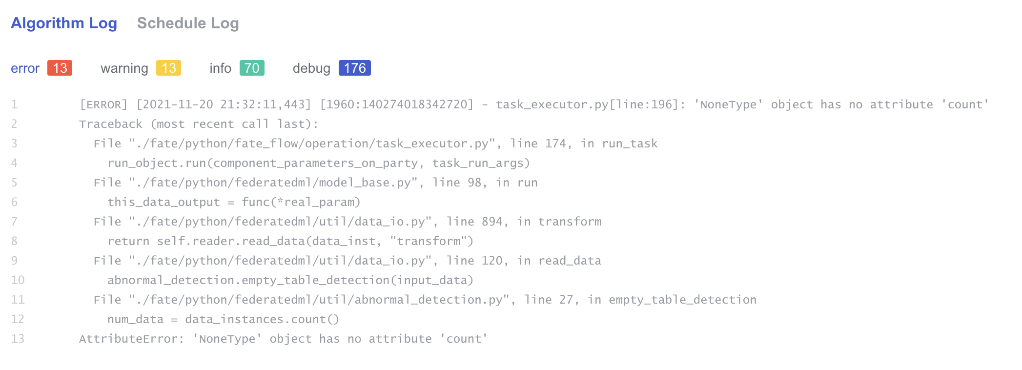 Secureboost bug · Issue #3434 · FederatedAI/FATE · GitHub