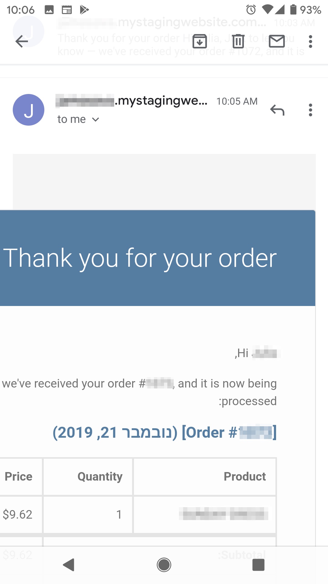 CSS fix for emails in `Hebrew` on mobile devices · Issue